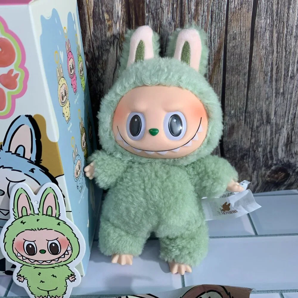 POP MART Labubu The Monsters Exciting Macaron GreenGrape - Picture 2 of 7